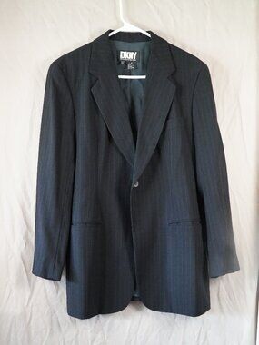 Vintage DKNY black wool blazer